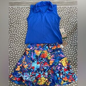 new with tags dona Jo tennis pickleball outfit pattern unique